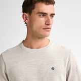 Sweat rayé Bluewave - Coquillage - PETROL INDUSTRIES HOMME