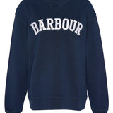 Sweat-shirt à logo Northumberland - Marine - BARBOUR FEMME