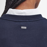 Sweat-shirt à logo Northumberland - Marine - BARBOUR FEMME