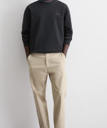 Sweat-shirt en coton - Marine foncé - MARC O'POLO HOMME