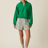 Sweat shirt Jona col camionneur - Kale - DES PETITS HAUTS