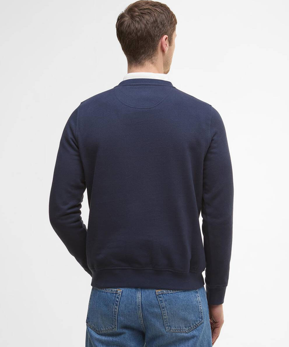 Sweat shirt Wynter avec logo - Marine winterberry - BARBOUR HOMME