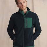 Sweat zippé col montant Cadenzip - Marine - TBS HOMME