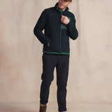 Sweat zippé col montant Cadenzip - Marine - TBS HOMME