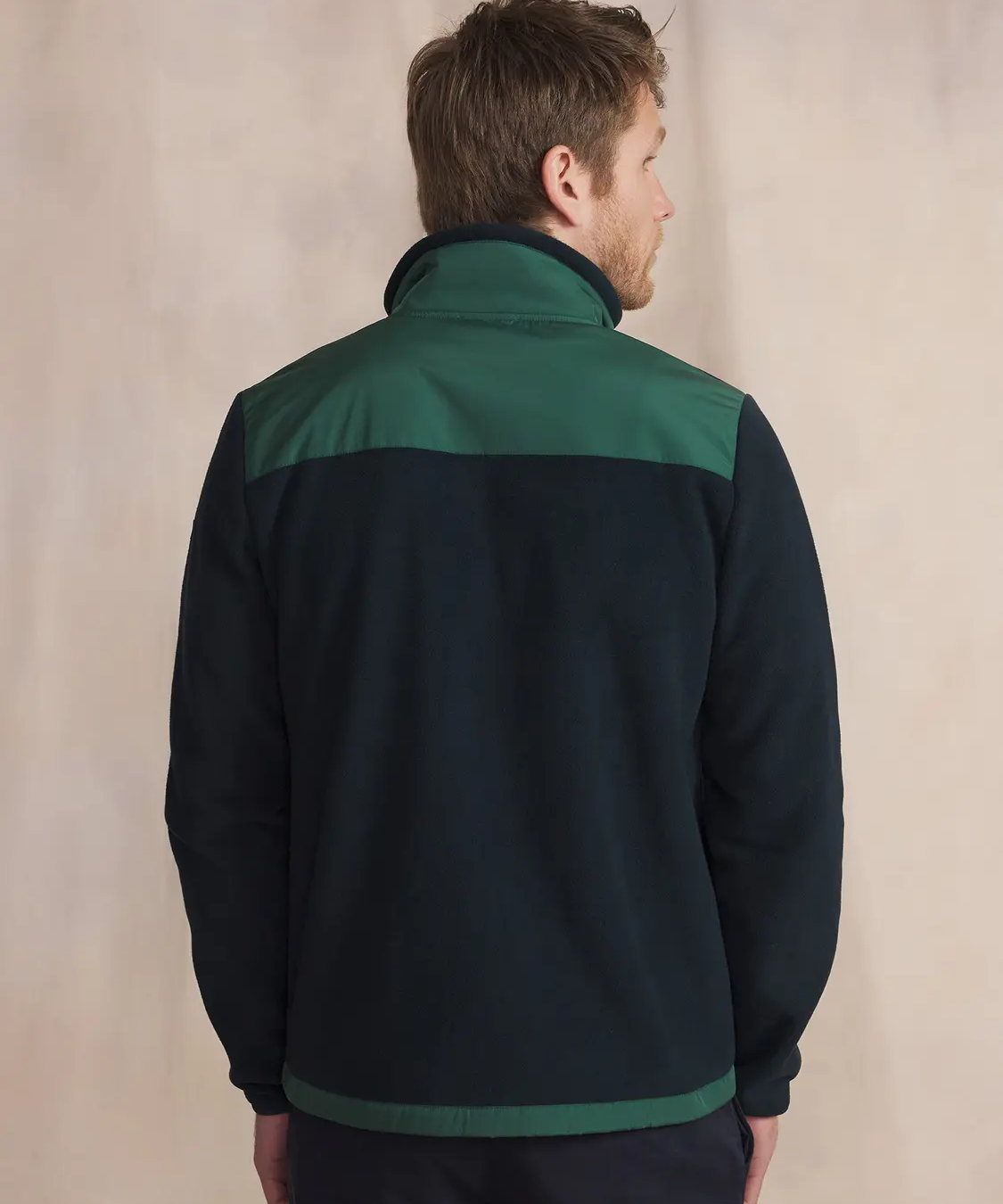 Sweat zippé col montant Cadenzip - Marine - TBS HOMME