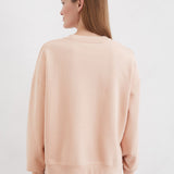 Sweatshirt épaules recoupés - Chalky peach - MARC'O POLO FEMME