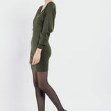 Robe en maille - vert sapin - SWEEWE