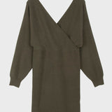 Robe en maille - vert sapin - SWEEWE