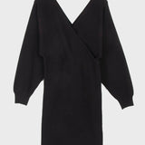 Robe en maille - noir - SWEEWE