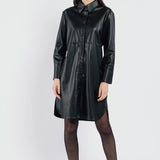 Robe simili - noir - sweewe