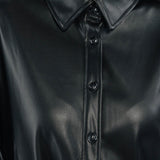 Robe simili - noir - sweewe