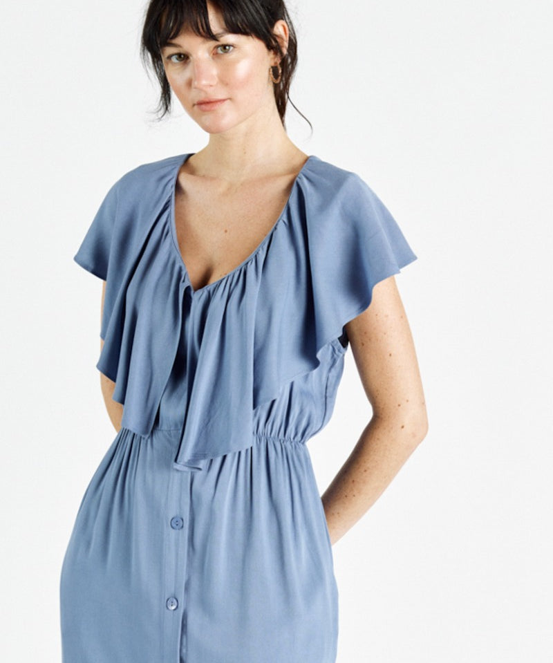 Robe N°57032 - bleu -  sweewe