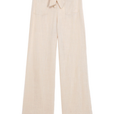 Pantalon coupe droite à boutons Sylvain - Ecru - LA PETITE ÉTOILE
