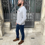Tee- shirt manches longues - Gris - US POLO