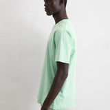 T-shirt ajusté en pur coton - Vert d'eau - MARC'O POLO