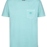 T-shirt à manches courte Pocket - Aqua - PETROL INDUSTRIES HOMME