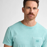 T-shirt à manches courte Pocket - Aqua - PETROL INDUSTRIES HOMME