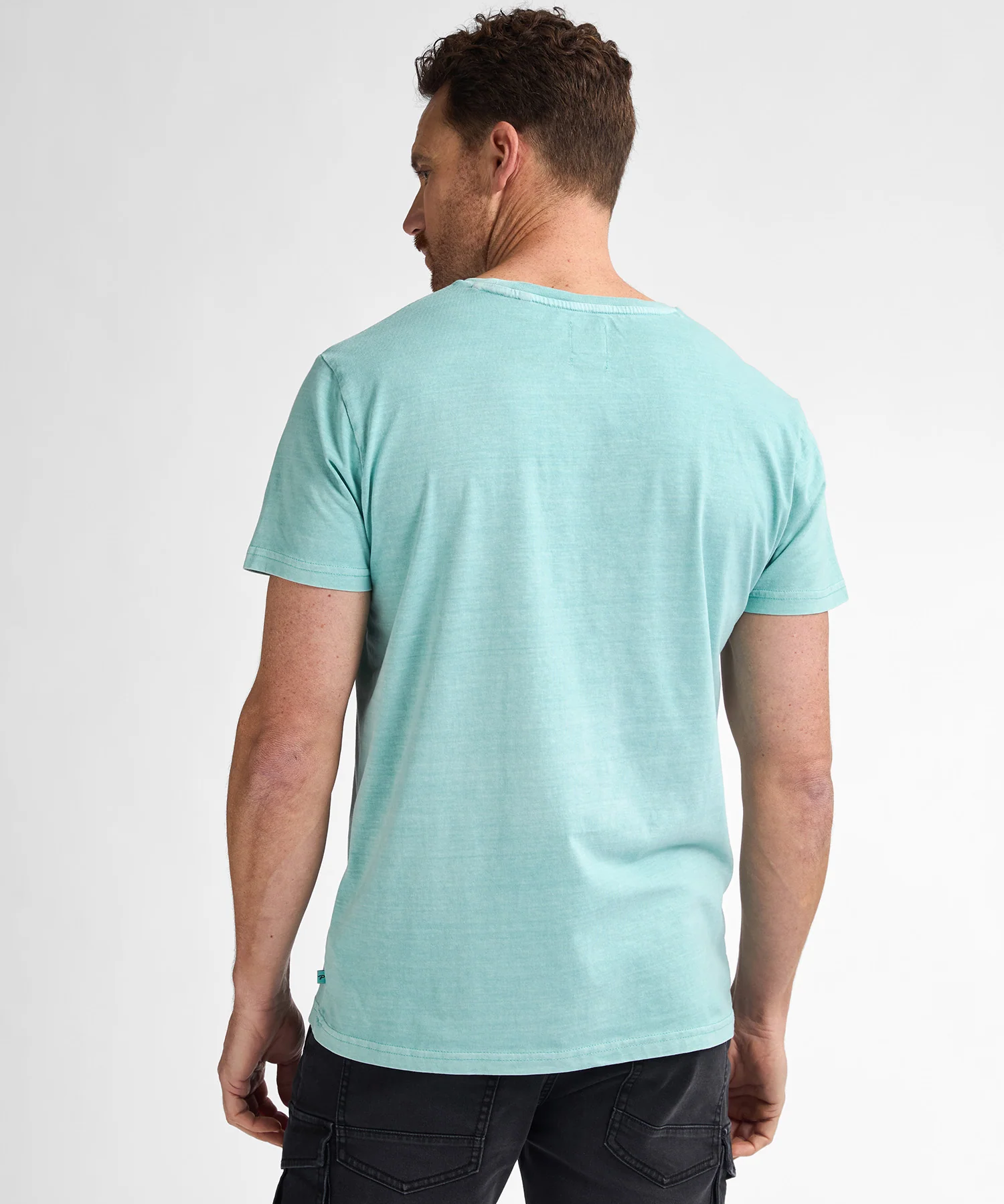 T-shirt à manches courte Pocket - Aqua - PETROL INDUSTRIES HOMME
