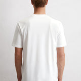 T-shirt classique en coton - Blanc - MARC'O POLO HOMME
