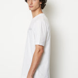 T-shirt classique en coton - Blanc - MARC'O POLO HOMME