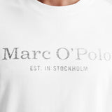 T-shirt classique en coton - Blanc - MARC'O POLO HOMME
