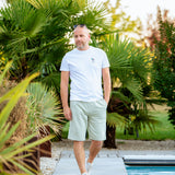 T-shirt d'art Paradis - Blanc brillant - PETROL INDUSTRIES HOMME