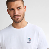 T-shirt d'art Paradis - Blanc brillant - PETROL INDUSTRIES HOMME