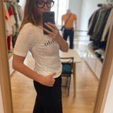 T-shirt logo en coton jersey - Blanc - MARC'O POLO FEMME