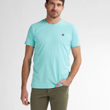 T-shirt logo Windward - Aqua - PETROL INDUSTRIES HOMME