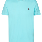 T-shirt logo Windward - Aqua - PETROL INDUSTRIES HOMME