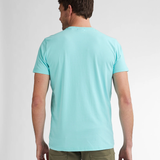 T-shirt logo Windward - Aqua - PETROL INDUSTRIES HOMME