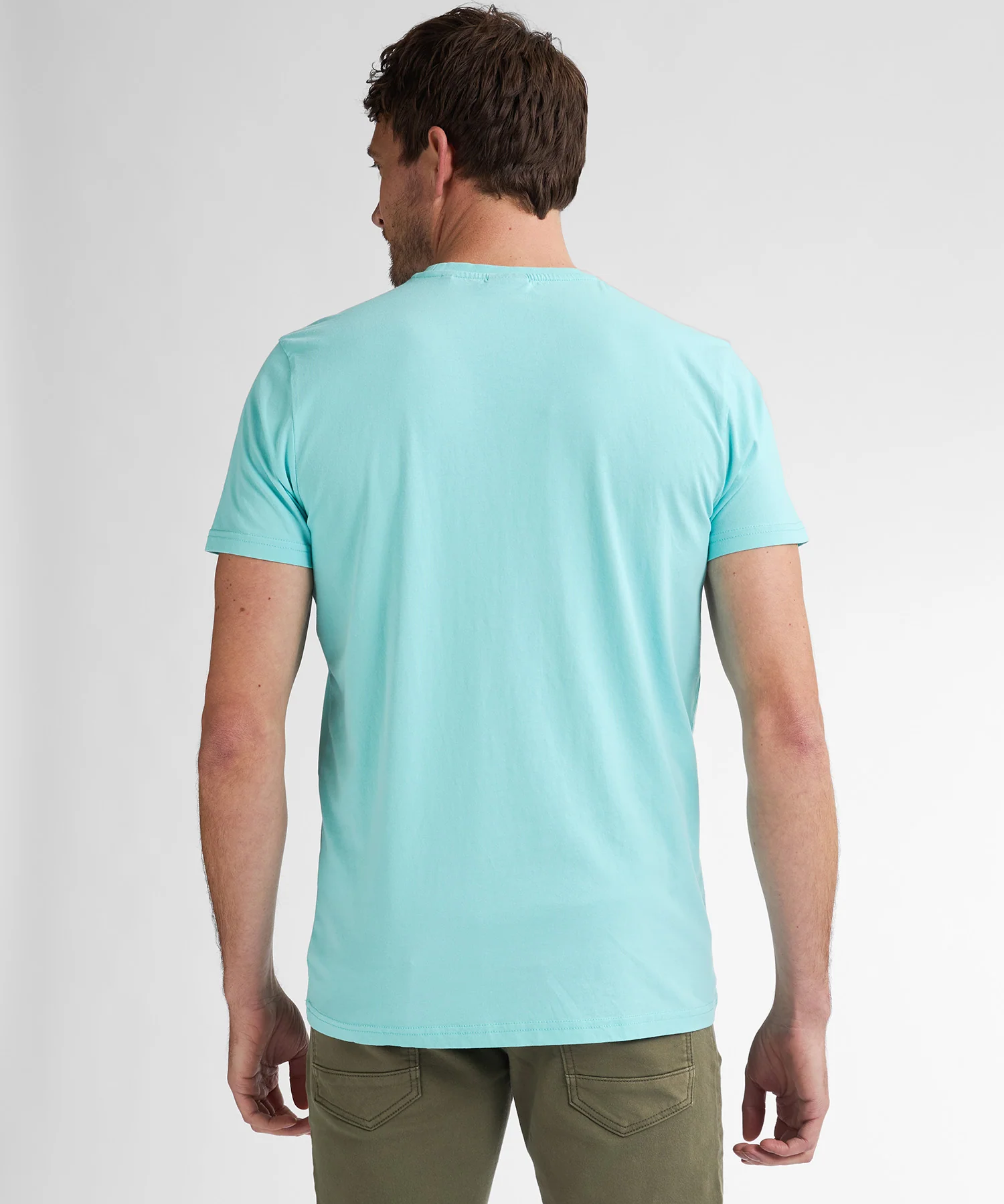 T-shirt logo Windward - Aqua - PETROL INDUSTRIES HOMME