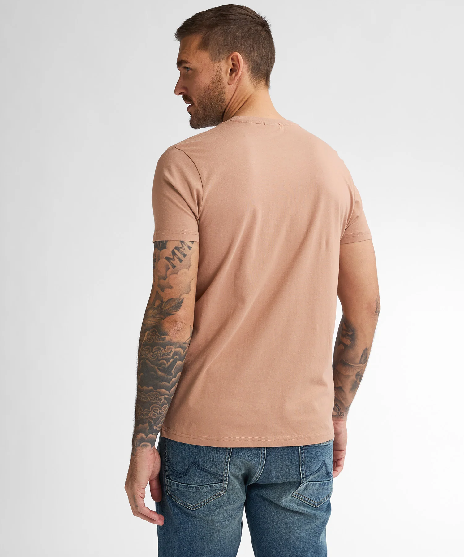 T-shirt logo Windward - Bois de santal - PETROL INDUSTRIES HOMME