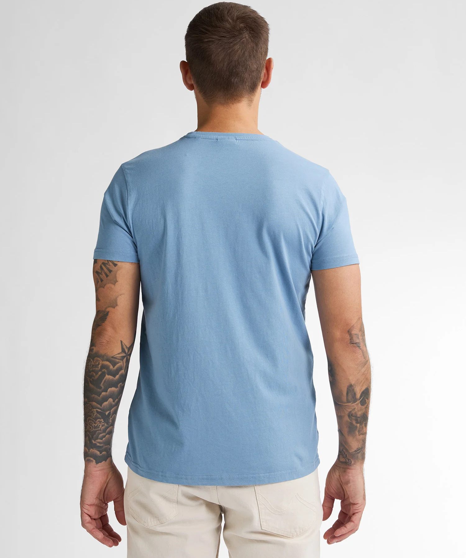 T-shirt basique Windward - Bleu pâle - PETROL INDUSTRIES HOMME
