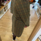 Manteau long à carreaux Evan - Taupe - SUNCOO
