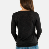 Tee-shirt à manches longues Pracer - Noir - SUN VALLEY FEMME