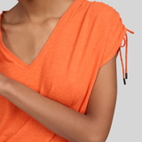Tee-shirt coulisses - Orange - IKKS WOMEN