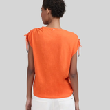 Tee-shirt coulisses - Orange - IKKS WOMEN