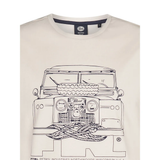 Tee-shirt imprimé à manches courtes - Beige - PETROL INDUSTRIES HOMME
