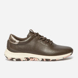 Tennis Femme Confort Cuir Marron Jazzrun - Camo choco + bronze - TBS femme