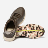Tennis Femme Confort Cuir Marron Jazzrun - Camo choco + bronze - TBS femme