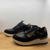 Tennis Tylazpi - Leopard Noir - TBS Femme