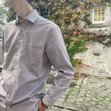 Chemise - carreaux marron - Seidensticker