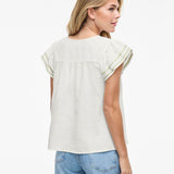Chemise dentelle à manches longue Vitovan - Birch - VILA