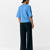 Top à manches mi-long Objthess - Bleu - OBJECT
