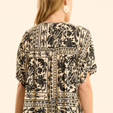 Top ample bandana - Ecru - I.CODE