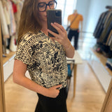 Top ample bandana - Ecru - I.CODE