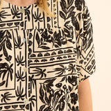 Top ample bandana - Ecru - I.CODE