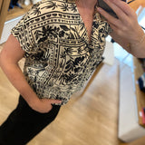 Top ample bandana - Ecru - I.CODE