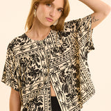 Top ample bandana - Ecru - I.CODE